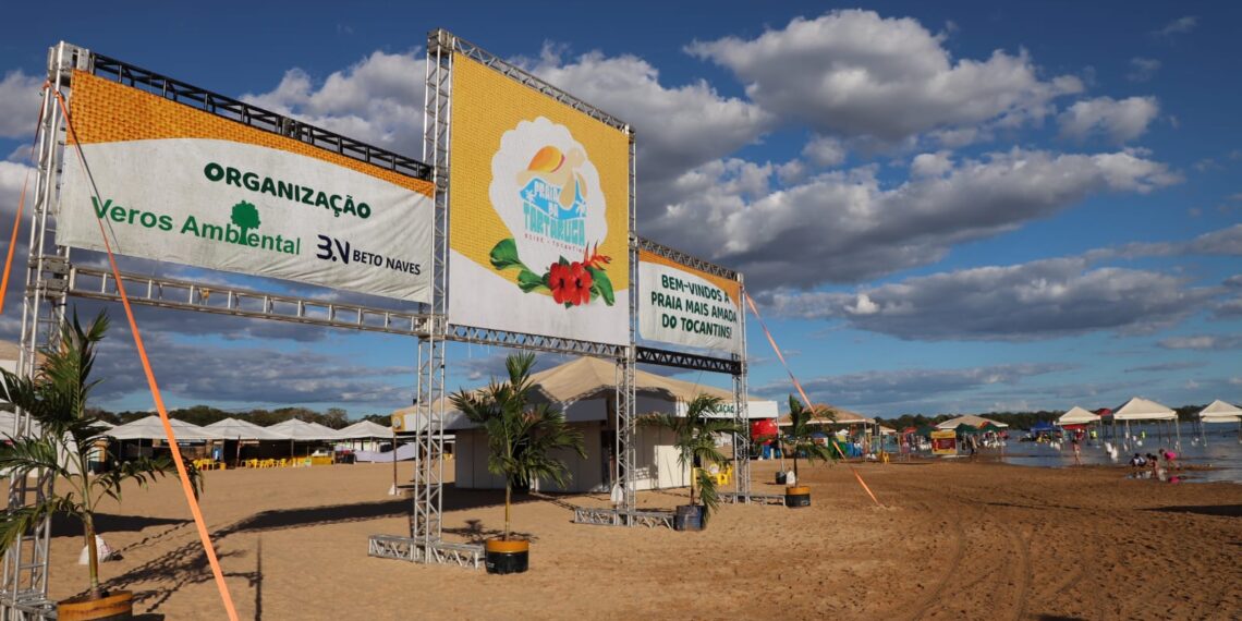 Praia da Tartaruga recebe R$ 300 mil de recurso do Estado do Tocantins para estruturação do local