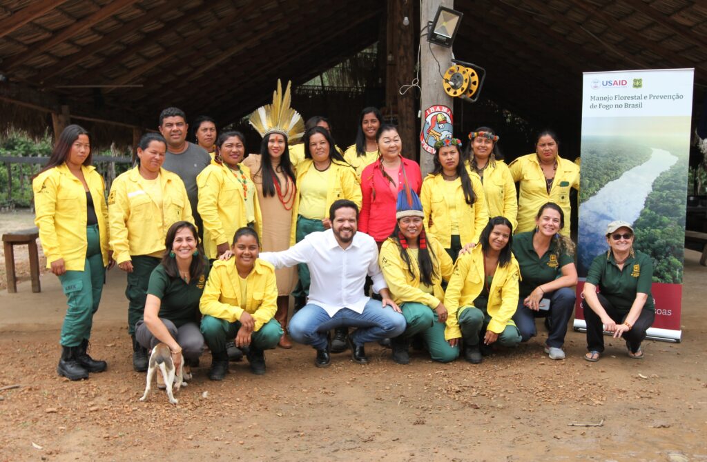 Governo do Tocantins prestigiou a Brigada Voluntária de Mulheres Xerente no encontro com o Serviço Florestal dos Estados Unidos_Divulgação