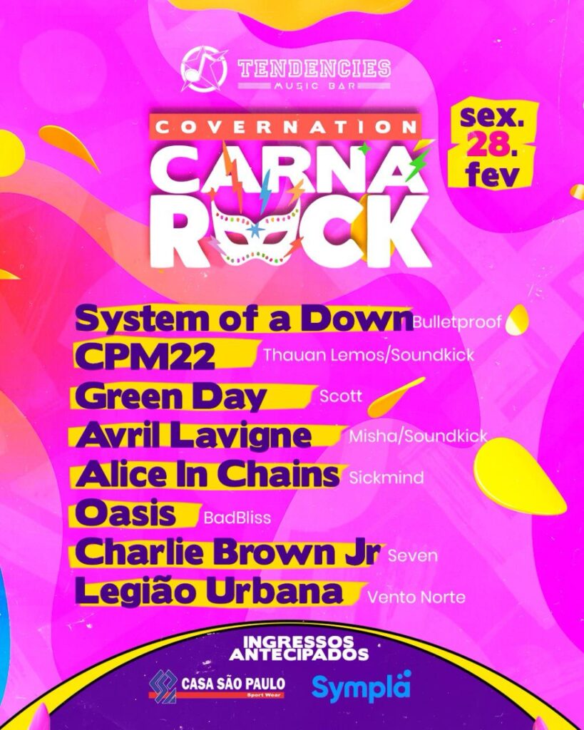 CoverNation: Festival de Covers Promete Sacudir o CarnaRock no Tocantins