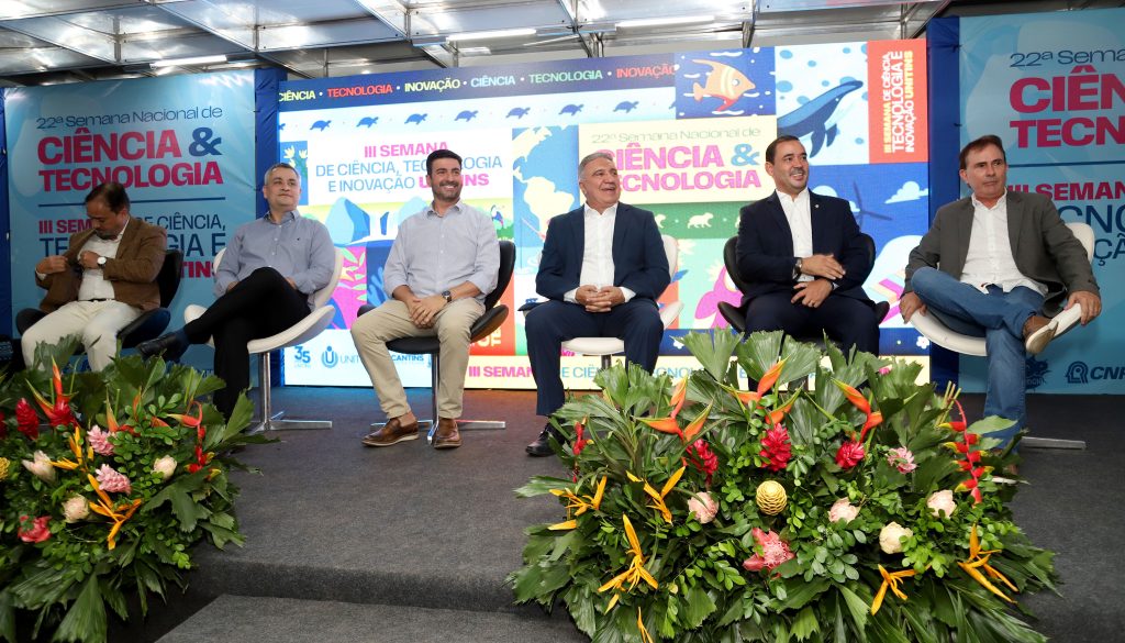Governador Laurez Moreira abre 3ª Semana de Ciência e Tecnologia da Unitins e autoriza obras do Câmpus de Augustinópolis