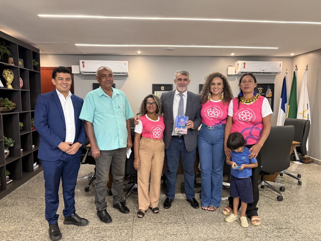 Projeto Mulheres Empreendedoras da Amazônia realiza visita institucional à ALETO e garante apoio para 2ª Feira Cultural de Artesanato