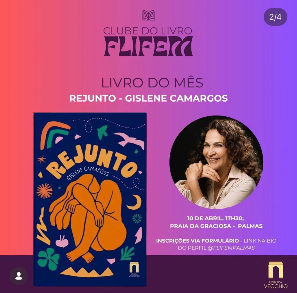 Praia da Graciosa recebe roda de conversa do Flifem sobre o livro “Rejunto”