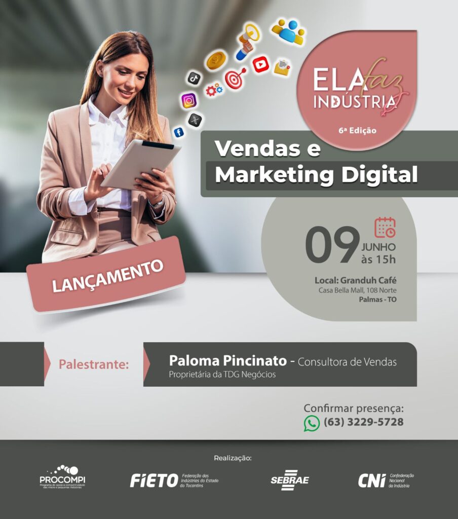 Sebrae e Fieto unem forças para fortalecer o empreendedorismo feminino no Tocantins