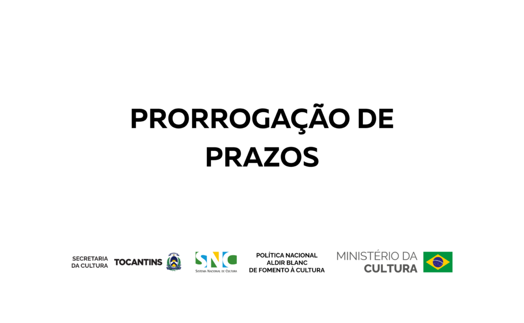 Secult prorroga inscrições dos editais do Ciclo 2 da PNAB Tocantins