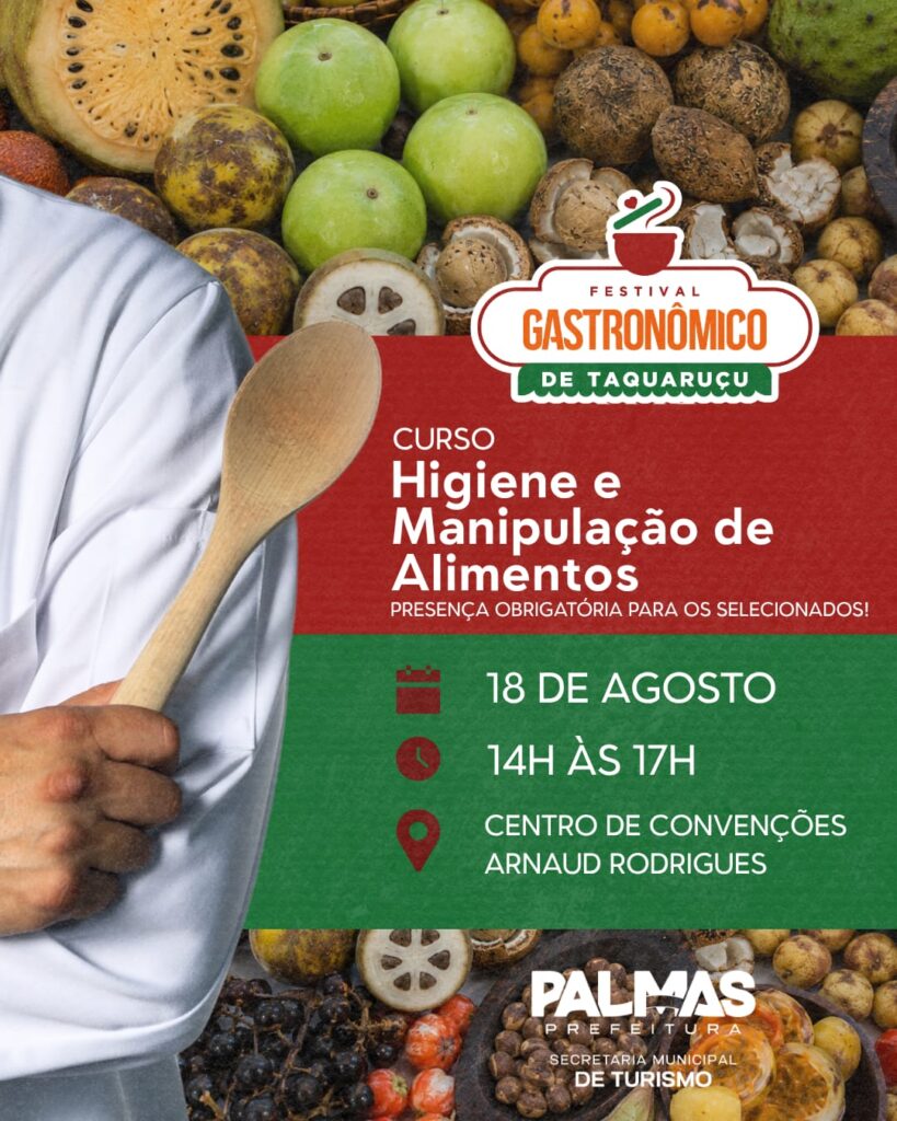 Festival Gastronômico de Taquaruçu convoca selecionados para capacitações obrigatórias