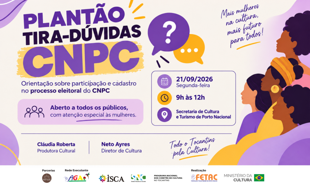 Plantão orienta artistas e técnicos sobre eleição do Conselho Nacional de Política Cultural